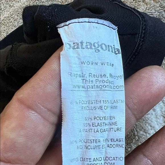 Patagonia Midnight Black Sports Bra - Picture 5 of 5